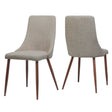 Mid Century Modern Fabric Armless Dining Chair - Best Buy Furniture