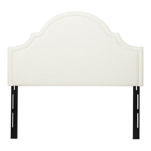Catherine Upholstered Queen Headboard, Antique White