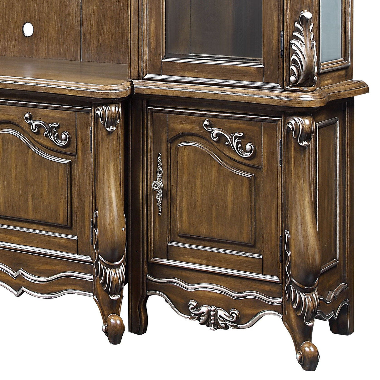 Latisha - Entertainment Center - Antique Oak - Best Buy Furniture