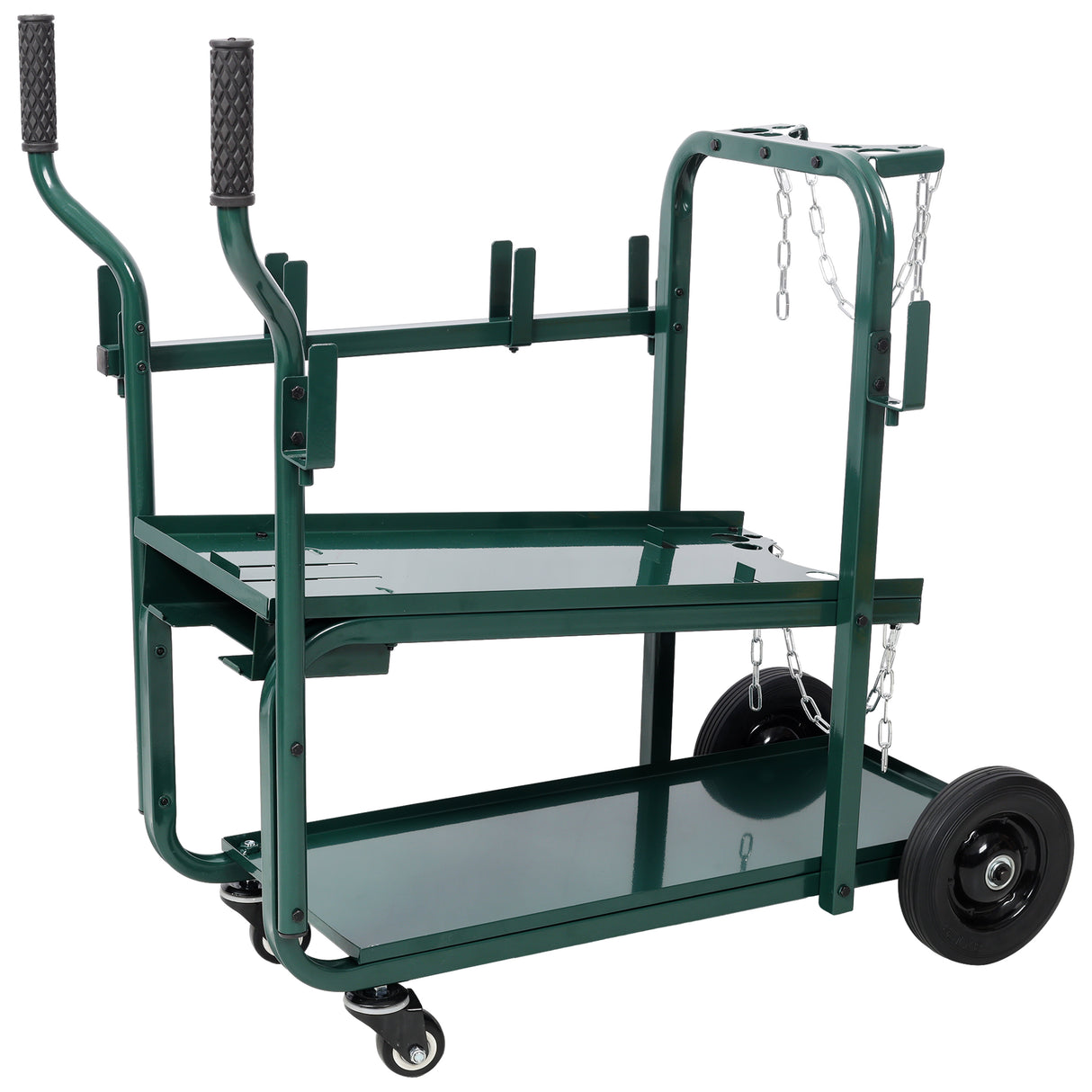 Heavy Duty 2-Tier Rolling Welding Cart