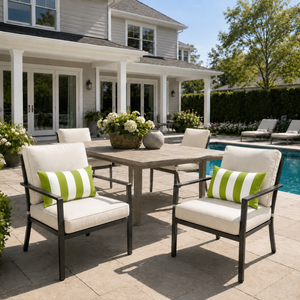 2 Pack Outdoor Lumbar Pillow Covers - 12x20 Inch