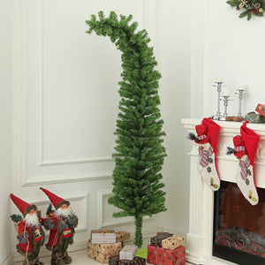 HOMCOM 6ft Whimsical Pencil Christmas Tree