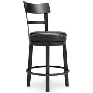Valebeck - Full Back Swivel Stool - Best Buy Furniture