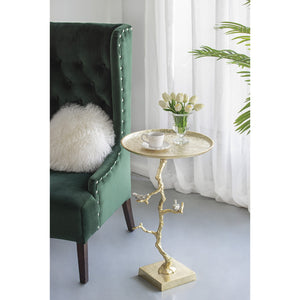 Contemporary Shiny Side Table