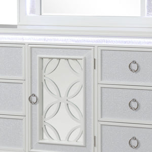 Abigale - 6 Drawer Dresser With LED (Includes Dresser Only, Mirror Not Included) - White