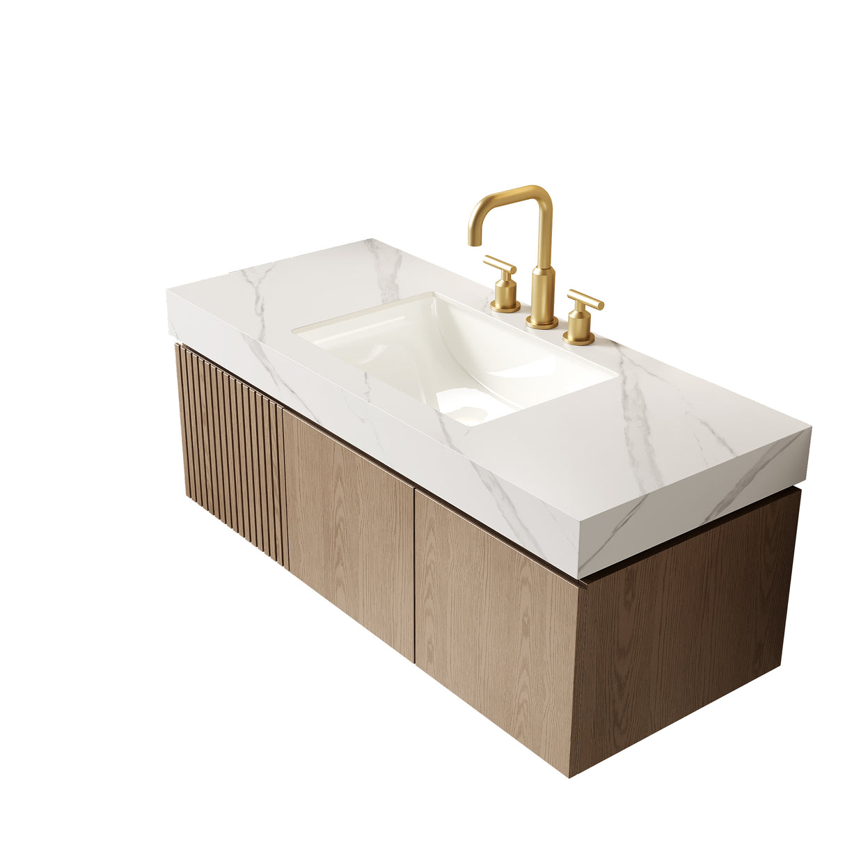48" MURI Carrara Bathroom Vanity