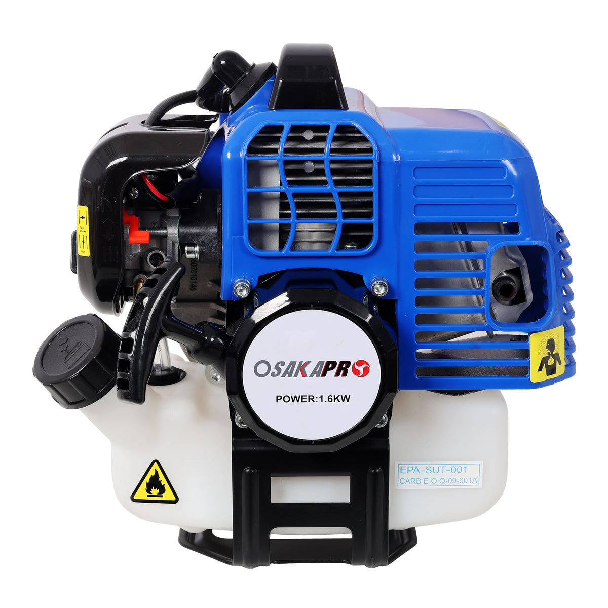 OSAKAPRO 33cc Gas Powered 3-in-1 String Trimmer with Steel and TCT Blades, Blue