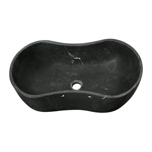 Bathroom Vessel Sink With Wavy Design