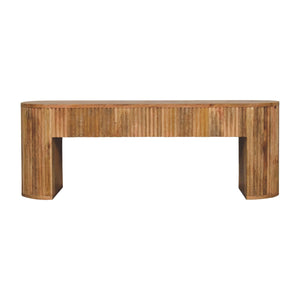 Solid Wood Soba Straight Media Unit