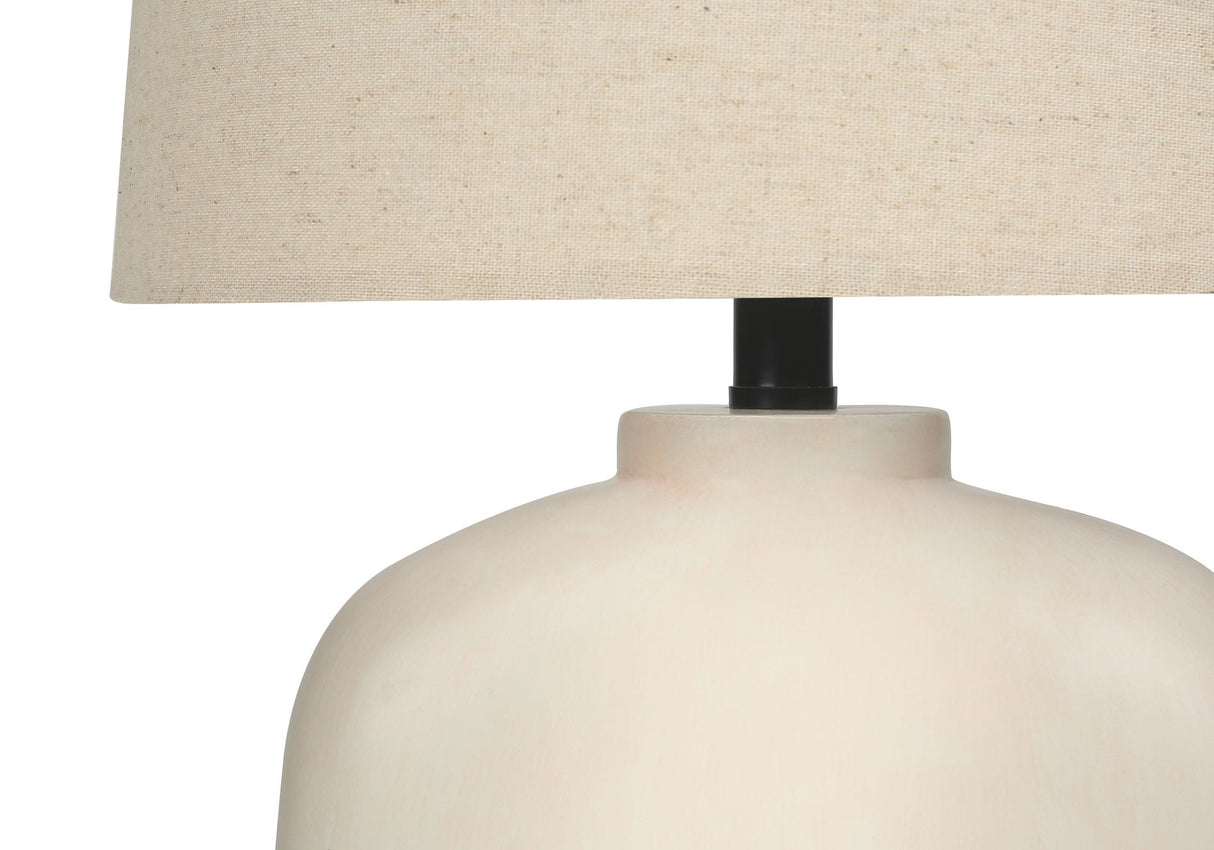 Lighting, Table Lamp, Resin, Modern - Cream - Best Buy Furniture