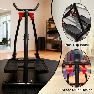Air Walking Elliptical Machine - Foldable Cardio Cross Trainer