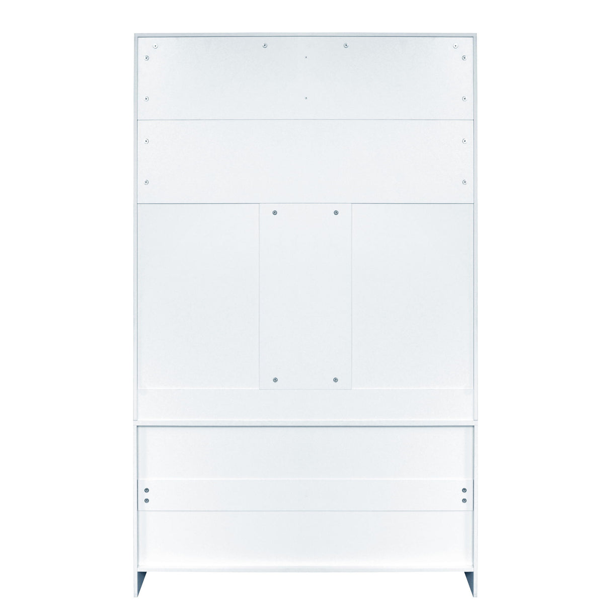 Entryway Bench With Coat Rack, 3 In 1 Design And Adjustable Shelves