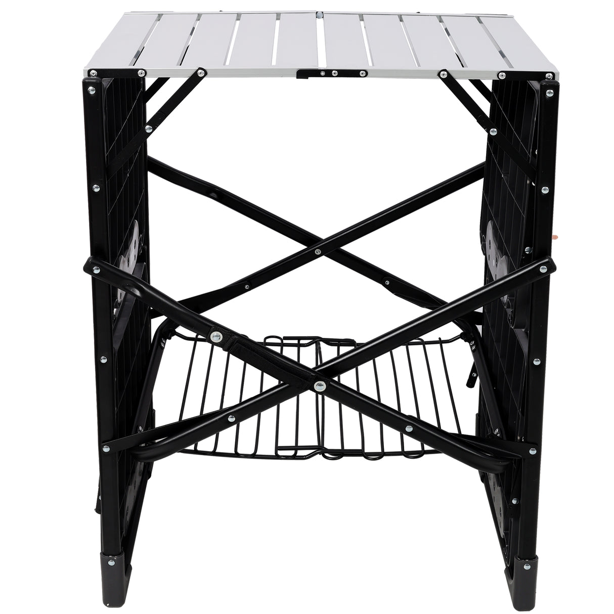 Folding Camping Kitchen Table - Portable Outdoor Cooking Station