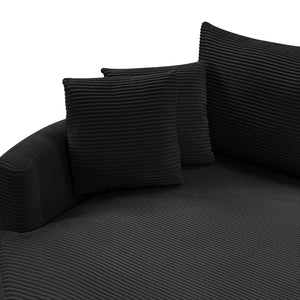 Oversized Double Chaise Lounge Sofa With USB Ports