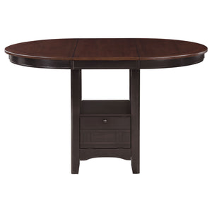 Avonlea - 5 Piece Set With Round Table And Upholstered Chairs - Chestnut