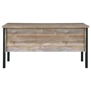 Azura - 4 Drawer Office Desk - Oak