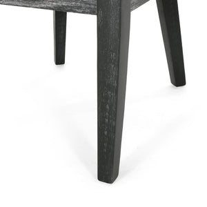 Modern Dining Chair With Durable Fabric Upholstery And Sturdy Wooden Frame (Set of 2)