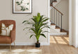 47" Tall, Artificial Plant, Dracaena Tree, Indoor, Faux, Fake, Floor, Greenery, Potted, Real Touch, Decorative - Green / Black - Best Buy Furniture
