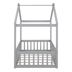 Bed House Bed Frame With Fence