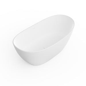 73 Inch Artificial Stone Solid Surface Freestanding Bathroom Bathtub