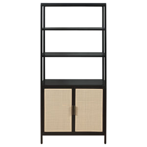 Kenneth - 3 Shelf Radio Weave Accent Cabinet