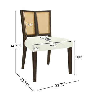 Rattan Dining Chair Without Arms (Set of 2) - Best Buy Furniture