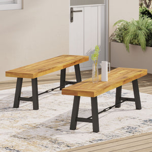 Catriona - Bench - Teak - Best Buy Furniture
