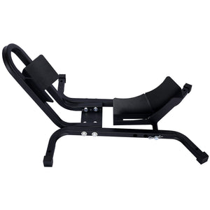 Heavy Duty Motorcycle Front Tire Chock For 17" 21" Wheels Stand 1200 Lbs Capacity - Black