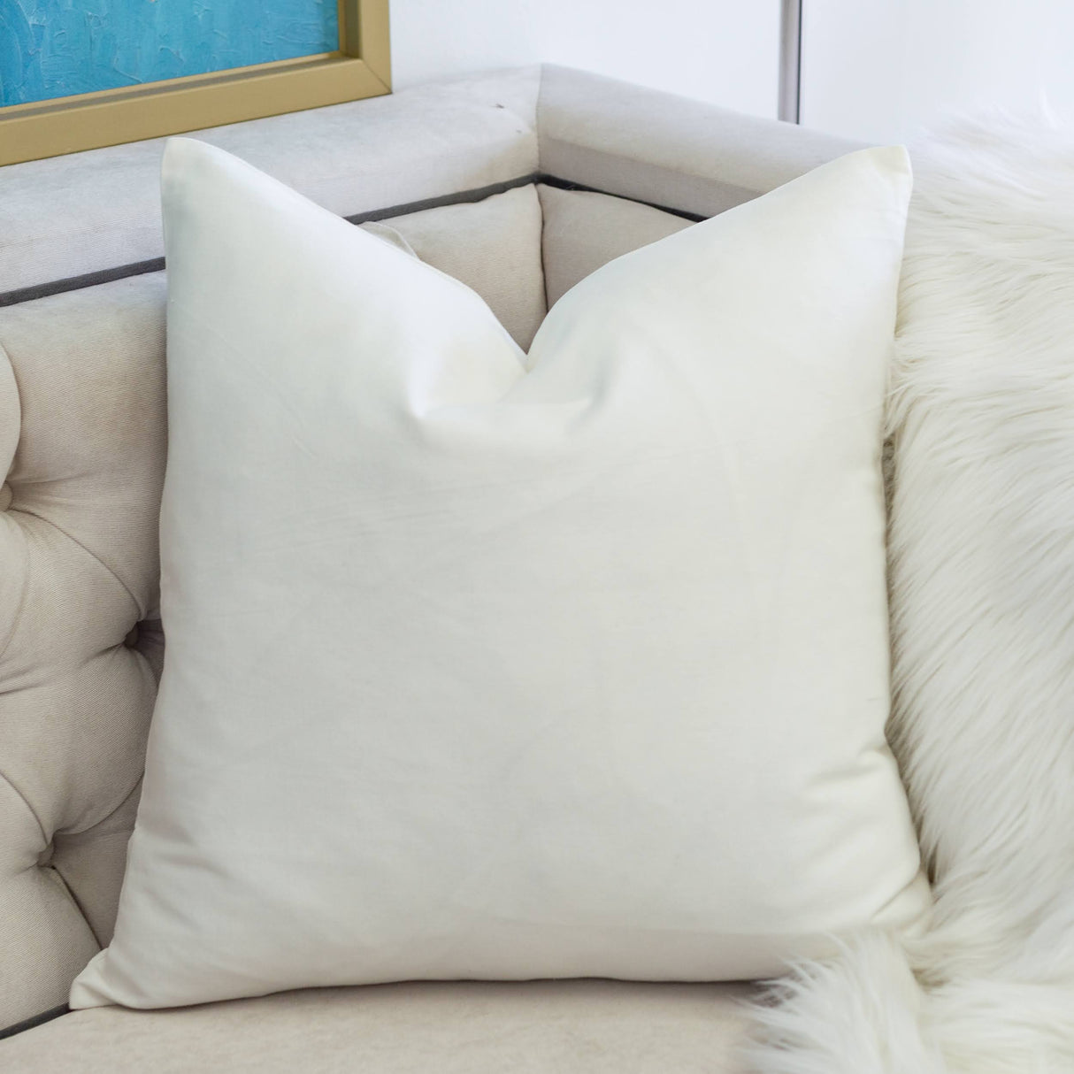 Let It Snow Christmas Throw Pillow
