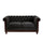 Chesterfield Velvet Loveseat Sofa, 2 Person Rolled Arm Upholstered Couch - Best Buy Furniture