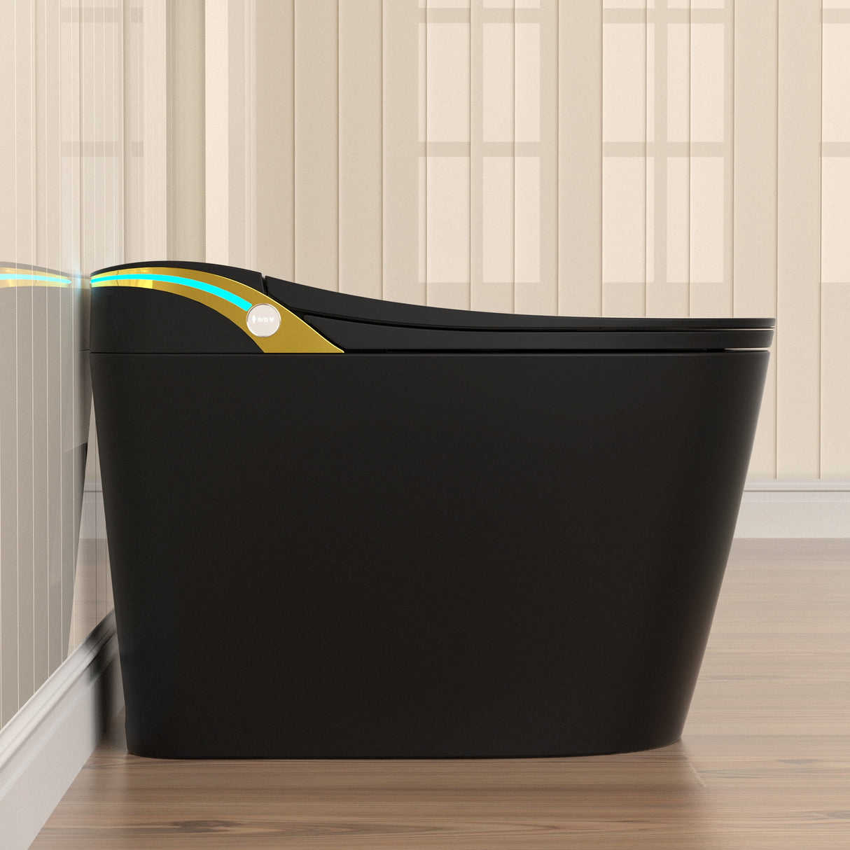 Modern Smart Toilet With Built-In Bidet and Advanced Features