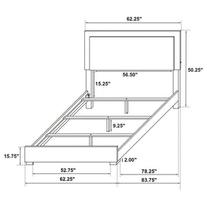 Jeremiah - LED Panel Bed With Touch Controlled Lighting