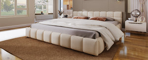 Elegant Chenille Upholstered Bed