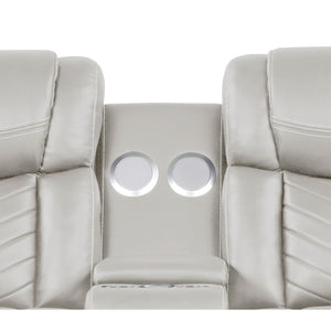 Challenger - LED Power Recliner Loveseat
