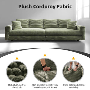 Modern Comfy Upholstered Sofa Cloud Couch & Deep Seat Couches