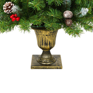 Pre-Lit Xmas Tree Artificial Christmas 3-Piece Set