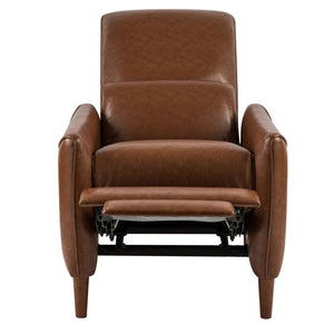 Upholstered Push Recliner Chair With Rubber Wood Legs For Living Room - Best Buy Furniture