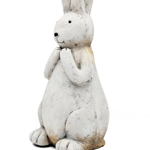 7.5x7x20" Textured Bunny Figurine