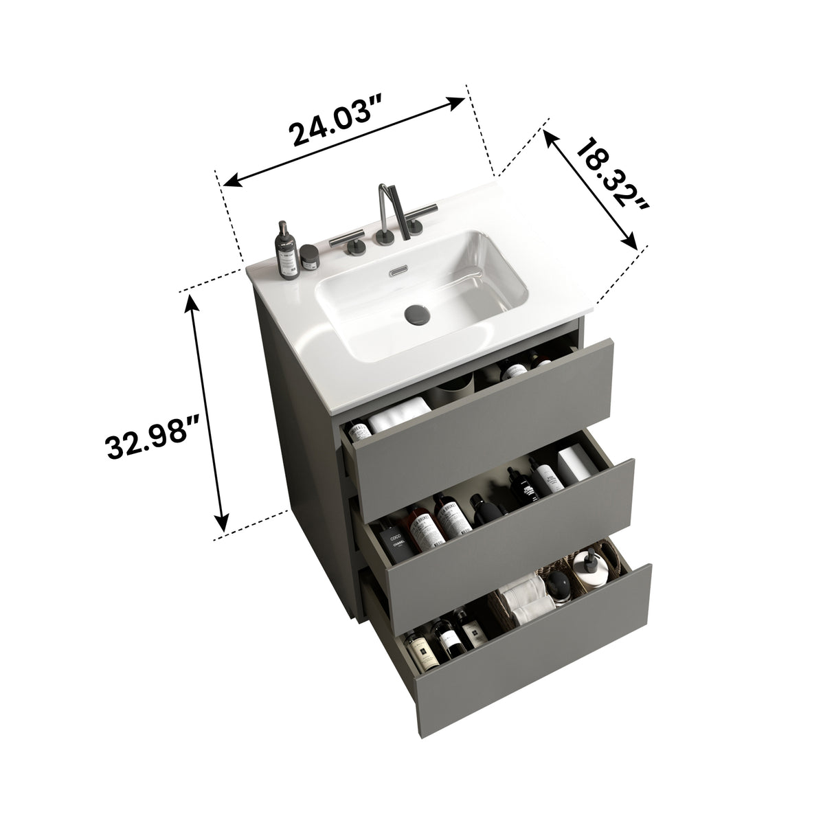 TIA 24" Bathroom Vanity