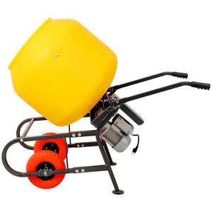 6 CUFT/170L Portable Electric Poly Drum Concrete Mixer