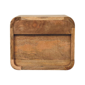 Mini Floating Open Bedside - Oak