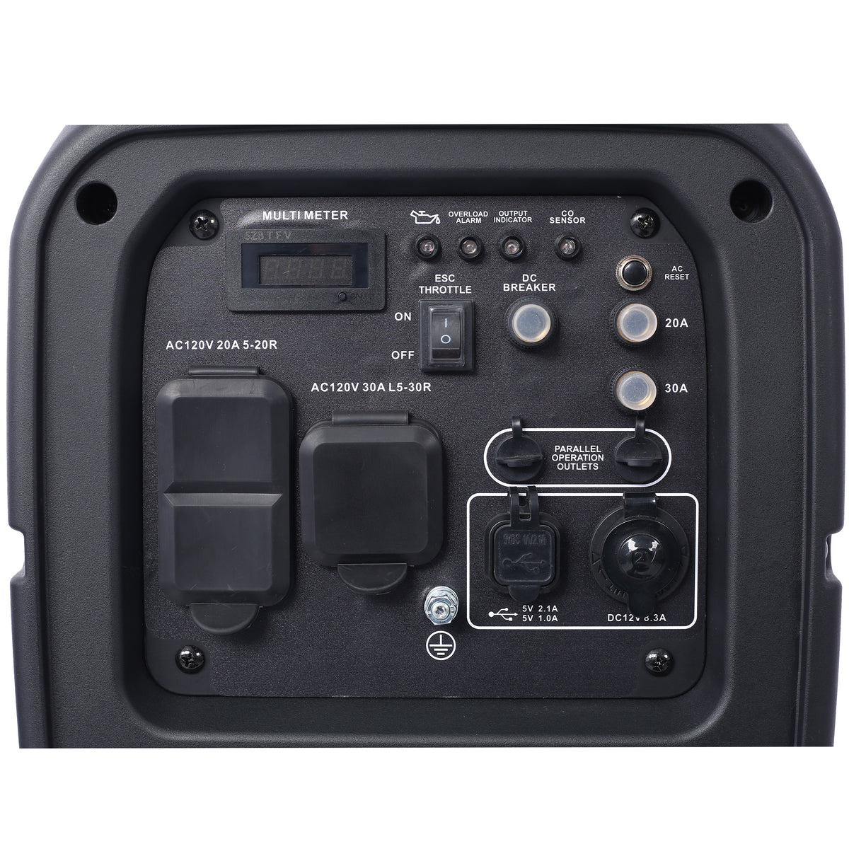 3500 Watt Portable Inverter Generator with Aluminium Housing - Default Title