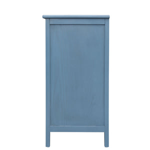3 Drawer Cabinet, Natural Rattan, American Furniture