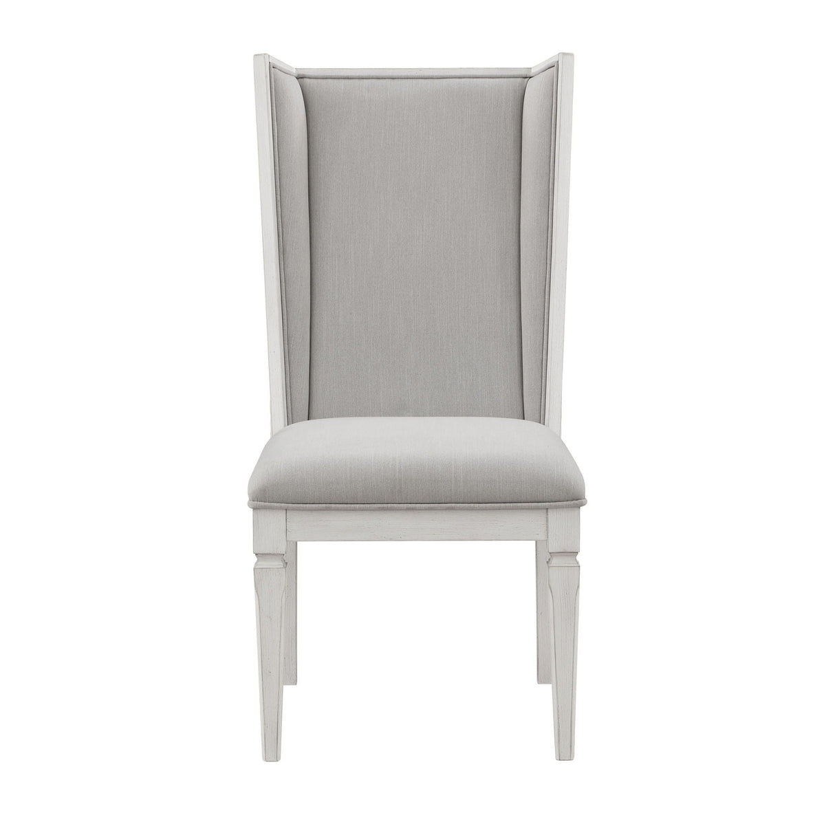 Katia - Side Chair (Set of 2) - Gray / White - Best Buy Furniture