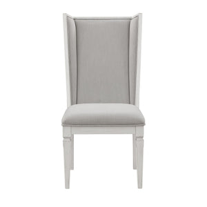 Katia - Side Chair (Set of 2) - Gray / White - Best Buy Furniture
