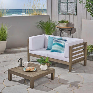 Oana - 3 Piece Love Seat Set With Coffee Table - Best Buy Furniture