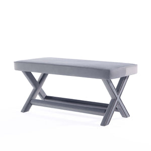 Abigail - Accent Bench With Piped Cushion