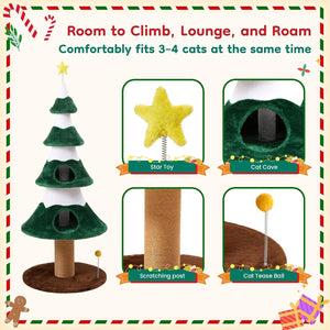 62" Cat Tree with Heavy Duty Base