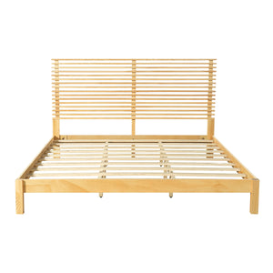 Premium Solid Wood King Size Bed Frame with Headboard