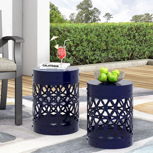 Delight - Powder Coated Iron End Table (Set of 2) - Best Buy Furniture
